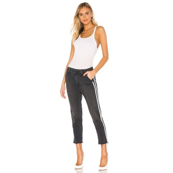 Mother The Shaker Prep Fray in Dear Mr. Black Racer Size 25 - Picture 1 of 16